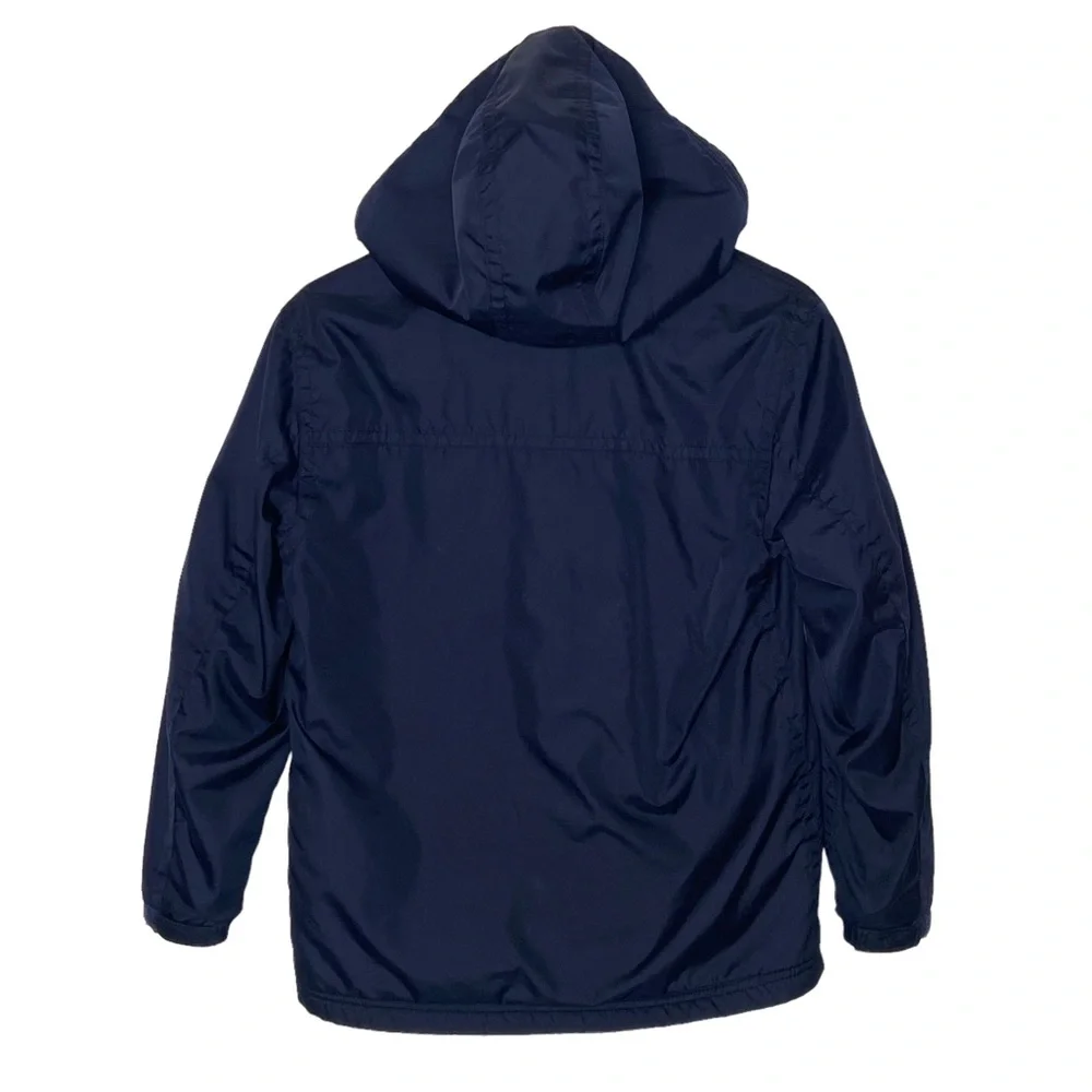 GAP KIDS HOODED FLEECE LINED WINDBREAKER JACKET COAT